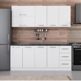 Resim Minar 200 Cm Mutfak Dolabı Beyaz 200-b1 