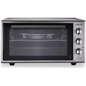 Resim Korkmaz Forna Inox Mini Fırın 45 Litre Geniş Hacimle Kolay Pişirme 1400 W Güç 