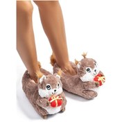 Resim Twigy Sincap Kadın Panduf Kahverengi 36/41 CC0628 Kahverengi 