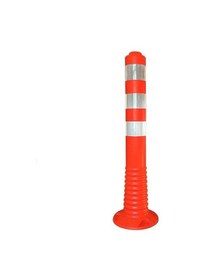 Resim 70 Cm Delinatör Otopark Trafik Delinatör Esnek Yol Ayırıcı Delinatör 