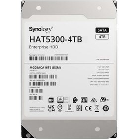 Resim SYNOLOGY DSK 3.5 4TB 7200RPM SATA6 256MB SİYAH HAT5300-4T SYNOLOGY DSK 3.5 4TB 7200RPM SATA6 256MB SİYAH HAT5300-4T