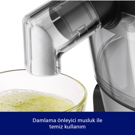 Resim Philips Viva Collection Katı Meyve Sıkacağı, 500W, 1,5 Lt, QuickClean, Damlama Önleyici, HR1832/00 