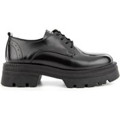 Resim Hush Puppies Fasil Bounce Hakiki Deri Kadın Ayakkabı Siyah 