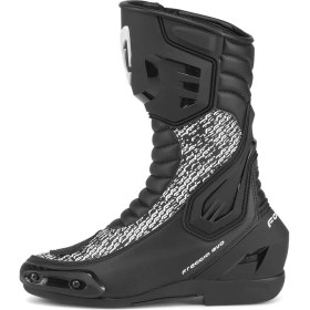Resim Forma Freccia Evo Korumalı Motosiklet Botu Siyah Beyaz 