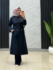 Resim Armine trend trençkot ASTARSIZ Kod: 26YT706 FIYAT: 3400TL - Lacivert / 42 