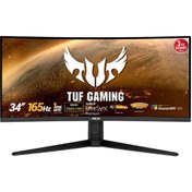 Resim Asus TUF Gaming VG34VQL1B 34" 1 MS 165 Hz FreeSync Premium UWQHD Curved VA LED Monitör 