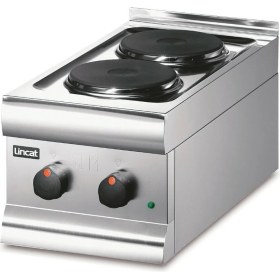 Resim Lincat Silverlink 600 HT3 Elektrikli Tezgah Üstü Ocak – 2 Plakalı Profesyonel Pişirme Ünitesi 