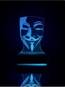 Resim V For Vendetta 16 Renk Gece Lambası (462901388) 