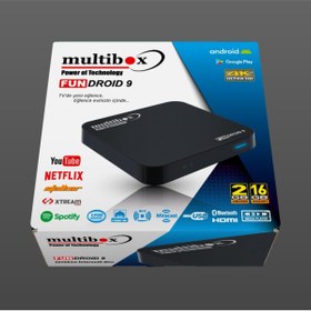 Resim multibox Android Tv Box Fundroid 9 2 Gb 16 Gb 1 Yıl Ücretsiz Ulusal Kanal Paketi 