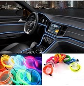 Resim Araç Içi Neon Ledi Ip Led Renk Seçenekli 5 Metre Sarı 
