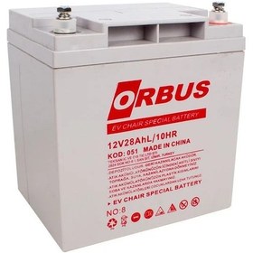 Resim Orbus 12 Volt 28 Amper Elektrikli Bisiklet Aküsü 