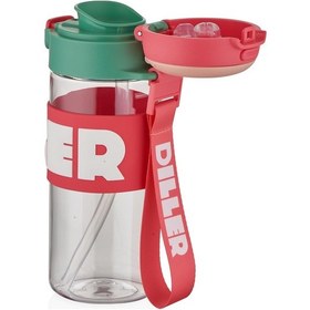 Resim Diller Tritan Matara 600 Ml - Kırmızıstandart Kırmızı 