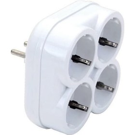 Resim De - pa Topraklı Fişli Priz Golyat 4'lü 