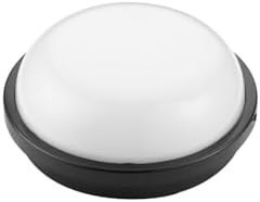 Resim Balkon Lambası Teras Lambası Artos 15w Yuvarlak Siyah Banyo Lambası 6400k Beyaz Işık Tavan Lambası (Siyah) 