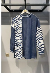 Resim 25y2418 Miaruj Tunik İndigo Mavi 