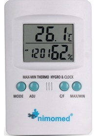 Resim Nımomed Sh-101 Dijital Nem ve Sıcaklık Ölçer Termometre 