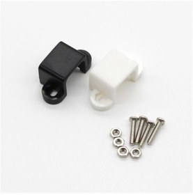 Resim 16mm Motor Tutucu Plastik 2 Adet - Vida Ve Somunları Dahil 