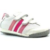 Resim Onlo Ayakkabı Pm.114 Hakiki Deri Beyaz Cırtlı Kız Çocuk Ayakkabı Beyaz 