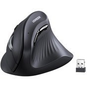 Resim Ugreen 4000 Dpı 6 Tuşlu Ergonomik Kablosuz Dikey Mouse, Siyah, 25444 - 