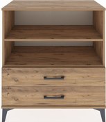 Resim Hyperion Şifonyer 2 Raflı 2 Çekmeceli 88x44x96 Çam-çam Atlas Çam 