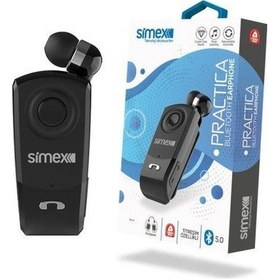 Resim Simex SBK-02 Bluetooth Makaralı Mikrofonlu Kulak İçi Kulaklık 