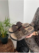 Resim Behtah Kundura Erkek Anatomik Taban Yumuşak Puff Tabanlı Sport Terlik Topuk Dikenine Uyumlu İş Günlük Terlik 