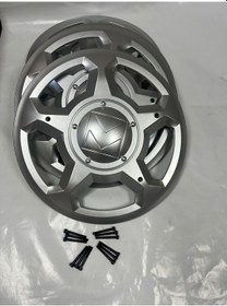 Resim Karsan J10 Gri Renk Jant Kapağı Takımı 4 Adet + 12 Adet Vidası İle Beraber 