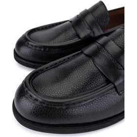 Resim Tamer Tanca Erkek Hakiki Deri Siyah Loafer Ayakkabı 537 3819 Erk Ayk Sk25-26 Sıyah Dr/gyk Siyah 