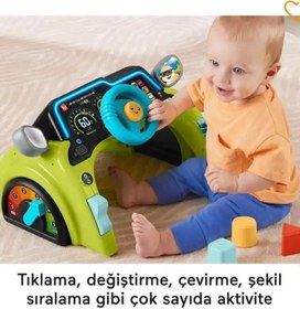 Resim Fisher Price Sesli ve Işıklı Eğlen ve Öğren İlk Arabam HYR91 