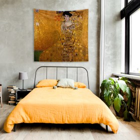 Resim Portrait of Adele Bloch-Bauer Duvar Örtüsü - 160 cm x 160 cm 