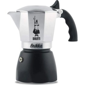 Resim Bialetti Brikka Moka Pot 4 Cup Siyah 
