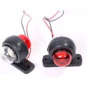 Resim GPR Mini Takoz Led Lamba 2 Adet Kırmızı - Beyaz 24 Volt Uyumlu 