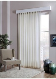 Resim Taç Saten Güneşlik Perde 