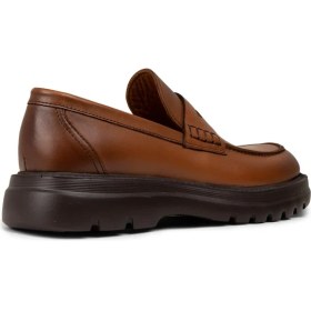 Resim Deery Erkek Hakiki Deri Taba Renk Kalın Taban Loafer - 02006MTBAE01 