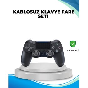 Resim Zero Land Mtxdpn Kablosuz Ps4 Oyun Kolu Çift Motor Titreşimli Uzun Bataryalı 