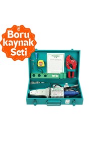 Resim KOLDOOR Plastik Boru kaynak Makinası Seti Candan CM-06 