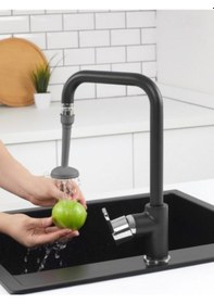 Resim Elite Shower Tap 360 Döner Başlıklı Tasarruflu Musluk Ucu, Basınç Artırıcı Ve Su Tasarruflu 1 