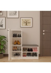 Resim Asra Trend Beyaz Ayakkabılık A-11 Çok Renkli 