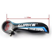 Resim Didadodo Yeşil Alüminyum Bisiklet Gidonu Ucu 22.2mm Mtb Dağ Bisikleti Gidonu Çift Yeşil 