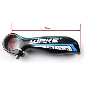 Resim Didadodo Yeşil Alüminyum Bisiklet Gidonu Ucu 22.2mm Mtb Dağ Bisikleti Gidonu Çift Yeşil 