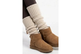 Resim Uncia Outdoors Premium Kışlık Kalın Örgü Triko Tozluk Çorap %100 Akrilik Leg Warmer Ayak Isıtıcı 
