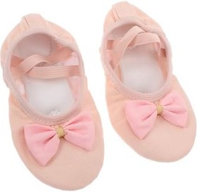 Resim SUPVOX Çocuk Bale Dans Ayakkabıları Küçük Çocuk Bale Ayakkabıları Dans Pratiği İçin Yumuşak Terlikler Kızlar İçin Bale Ayakkabıları 