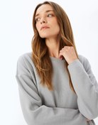 Resim Uzun Kollu Bisiklet Yaka Pamuklu Basic Sweatshirt 