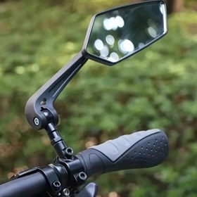 Resim Bisiklet, Elektrikli Bisiklet, Dağ Bisikleti için Ayarlanabilir Yüksek Çözünürlüklü Güvenlik Arka Görüş Aynaları - 9in/23cm Uyumlu, Kolay Kurulum, Dayanıklı Bisiklet Aksesuarı 