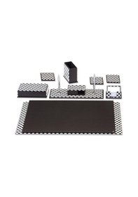 Resim Tabac 7050-335 Multicolor Suni Deri Sümen Takımı Ekose 