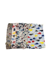 Resim Tutku 0254 Erkek Çocuk Empirme Desenli Boxer 6 Adet KARIŞIK RENK 