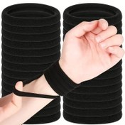 Resim 200/100/50/20 adet Set, Kadınlar için Ponytail Baş Bandı Seti - Yumuşak ve Rahat, Düz Renk (Siyah), Çok Fonksiyonlu Spor ve Eğlence Saç Aksesuarı, Günlük Giyim ve Hediye Verme (Sevgililer Günü), Koşu, Bisiklet, vb. için Uygun 