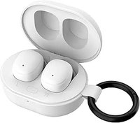 Resim VulTech DRIP Bluetooth 5.4 kulaklık, mikrofonlu kablosuz kulak içi kulaklık, toplamda 14 saat, dokunmatik kontrol, USB-C şarj, Siri/Google ses asistanı, dengeli ses, Android/iOS, beyaz 