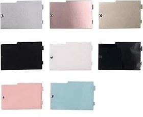 Resim Limentea Nintendo DS Lite NDSL Değiştirme için Pil Arka Kapı Kılıfı (Siyah Parlak Erişte 