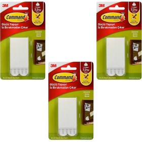Resim 3M 17206 Command Büyük Boy Cırt Bant 3 Paket 